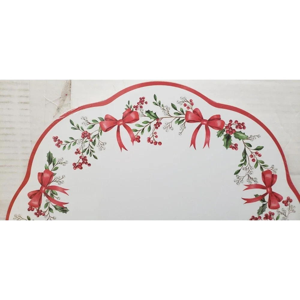 Set of 4 Hard Placemats w/Cork Back (14